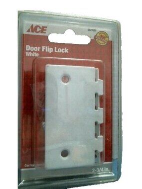 ACE 2-3/4" Door Flip Lock White (5424155)